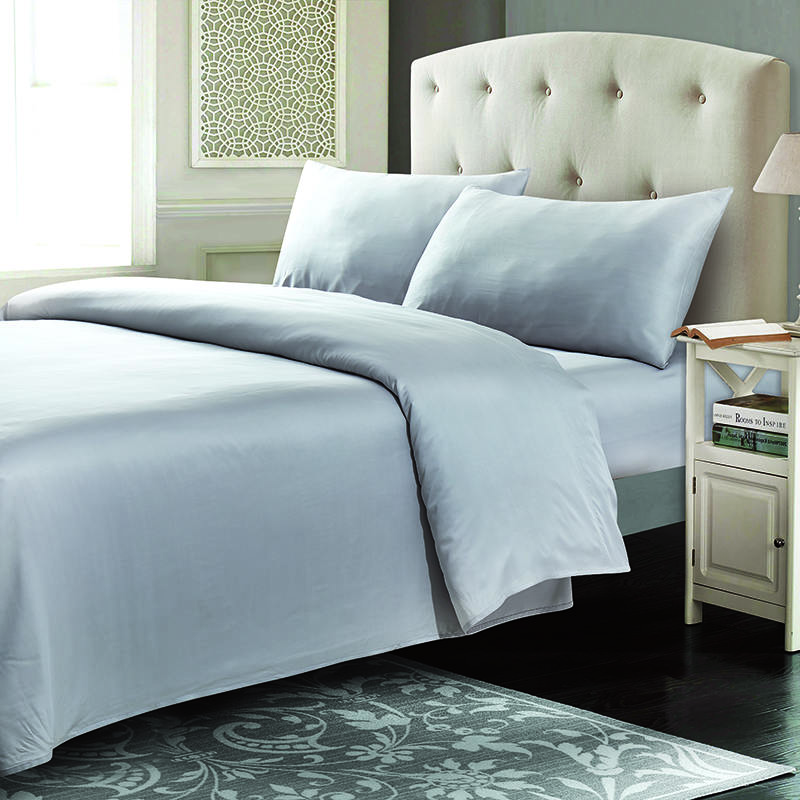 Bộ chăn ga gối cotton đôi sọc trắng